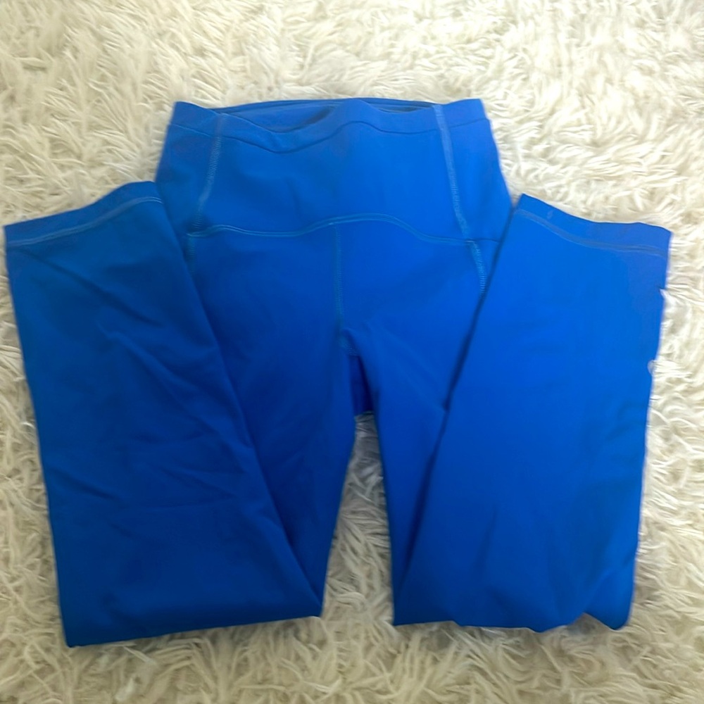 Lululemon bright blue leggings 23”
